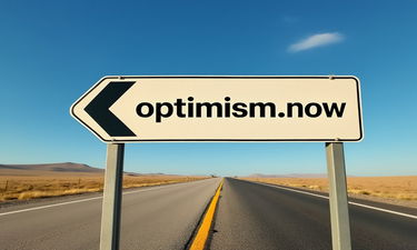 Optimism.now - Creative brandable domain for sale